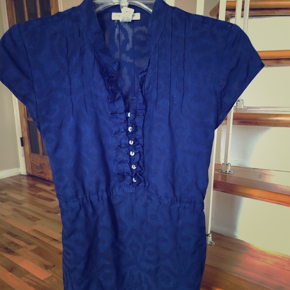 Blue Calvin Klein Adjustable tunic